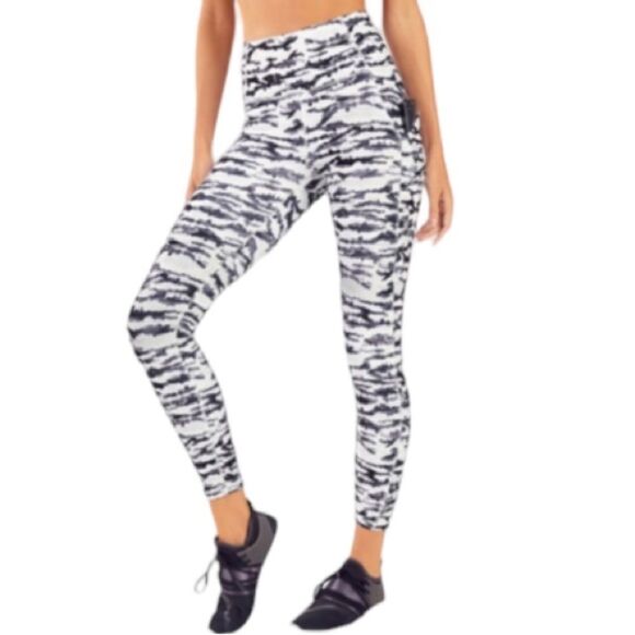 Fabletics Define PowerHold® High-Waisted Legging White Tigress Size Small - Picture 13 of 13